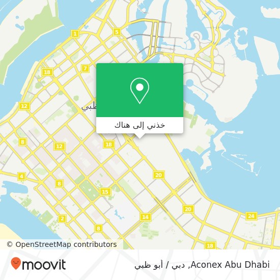 خريطة Aconex Abu Dhabi