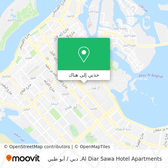 خريطة Al Diar Sawa Hotel Apartments