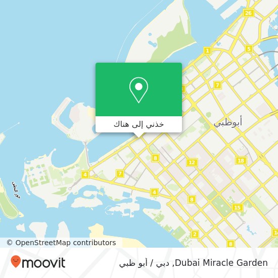 خريطة Dubai Miracle Garden