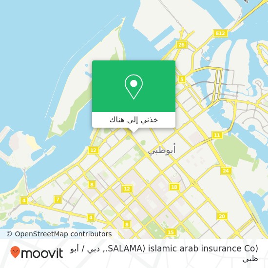 خريطة (SALAMA)  islamic arab insurance Co.