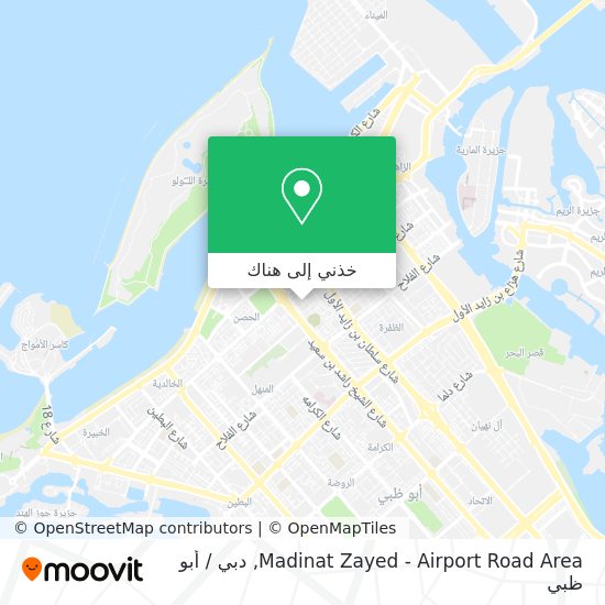 خريطة Madinat Zayed - Airport Road Area