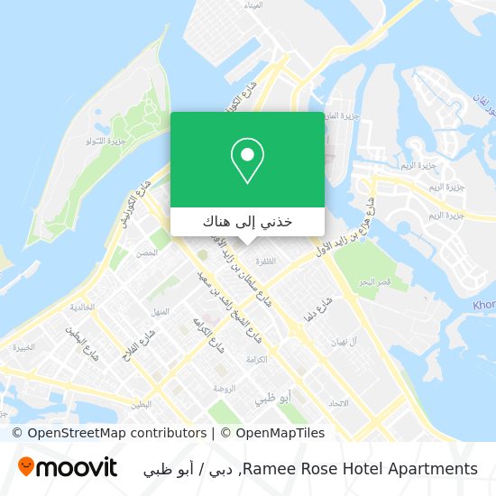 خريطة Ramee Rose Hotel Apartments