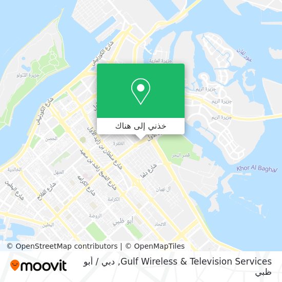 خريطة Gulf Wireless & Television Services