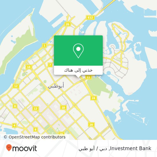 خريطة Investment Bank