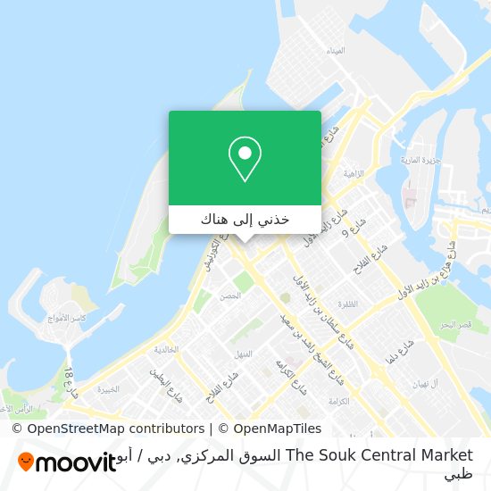 خريطة The Souk Central Market السوق المركزي