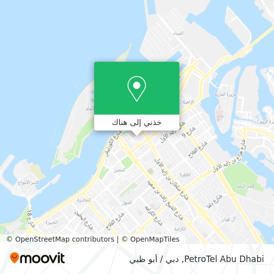 خريطة PetroTel Abu Dhabi