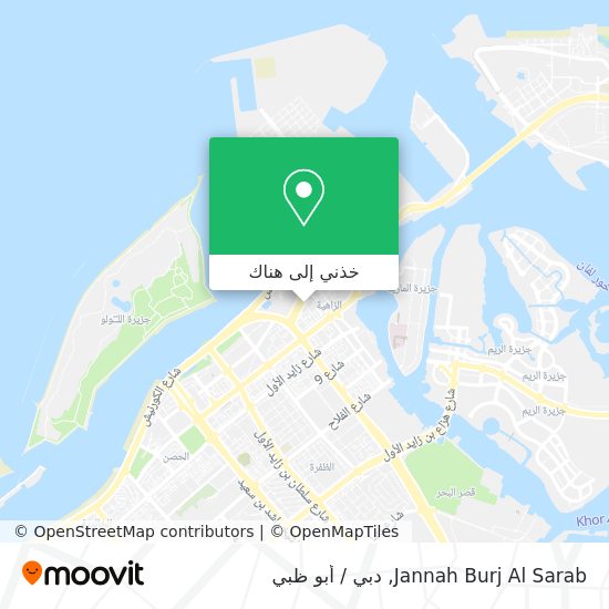 خريطة Jannah Burj Al Sarab