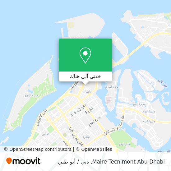 خريطة Maire Tecnimont Abu Dhabi