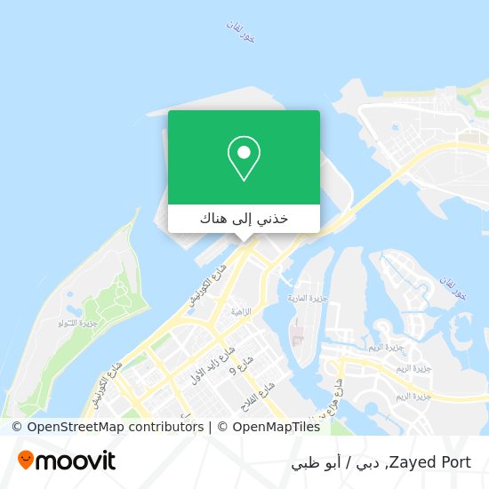 خريطة Zayed Port