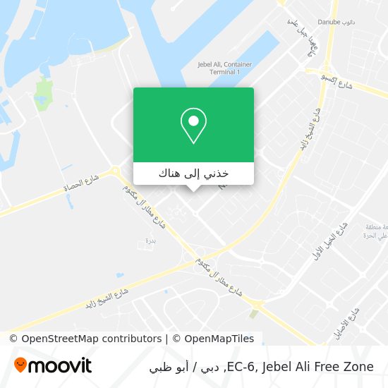 خريطة EC-6, Jebel Ali Free Zone