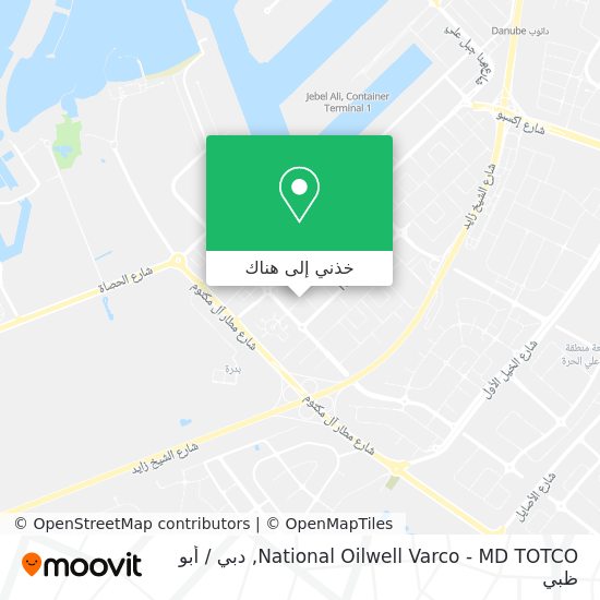 خريطة National Oilwell Varco - MD TOTCO
