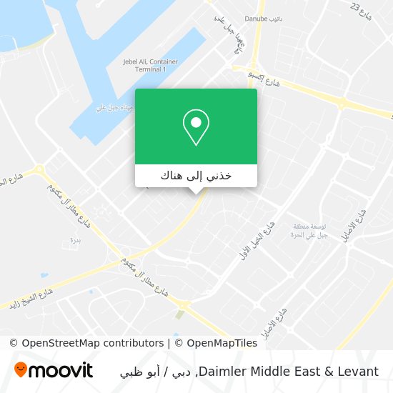 خريطة Daimler Middle East & Levant