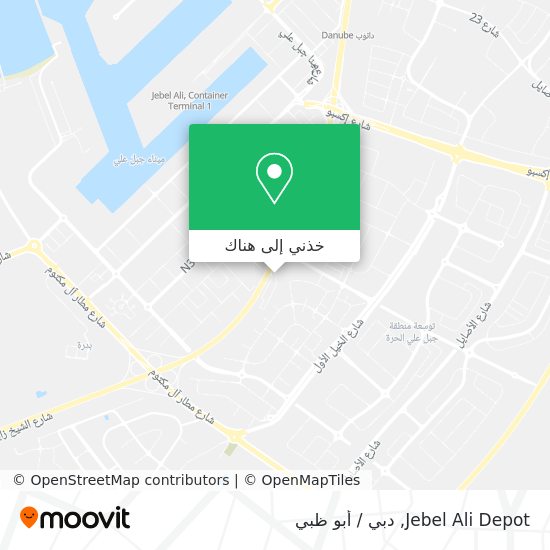خريطة Jebel Ali Depot
