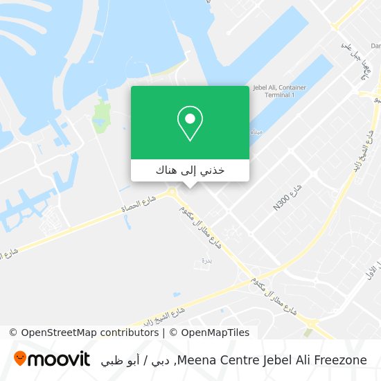 خريطة Meena Centre Jebel Ali Freezone
