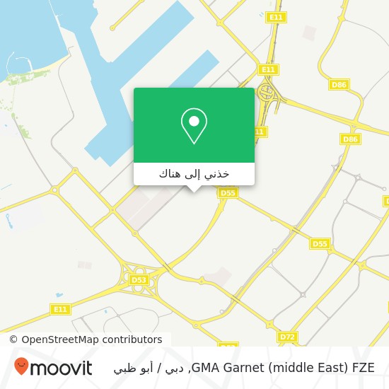 خريطة GMA Garnet (middle East) FZE