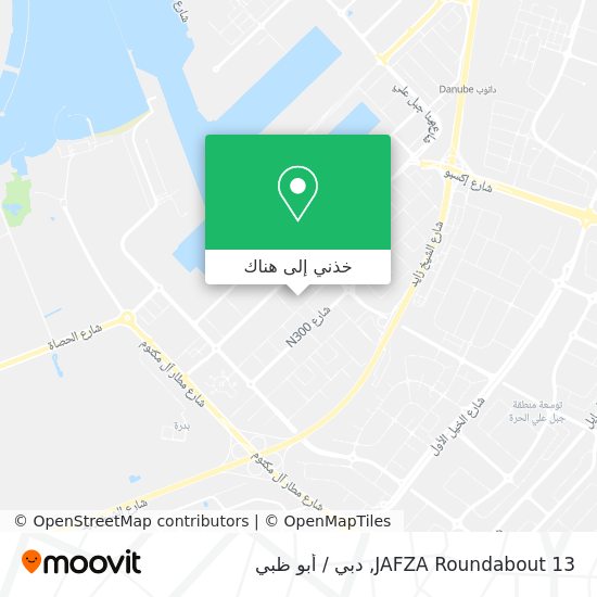 خريطة JAFZA Roundabout 13