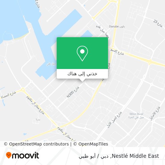 خريطة Nestlé Middle East