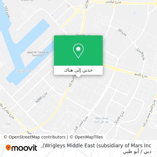 خريطة Wrigleys Middle East (subsidiary of Mars Inc)
