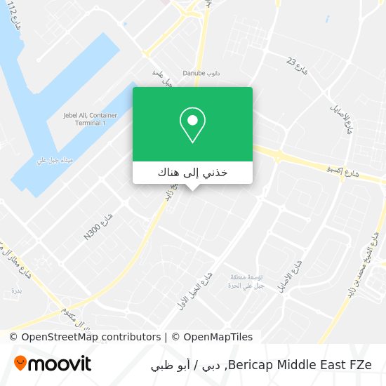 خريطة Bericap Middle East FZe