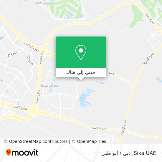 خريطة Sika UAE