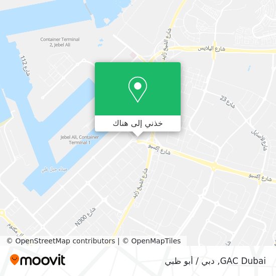 خريطة GAC Dubai