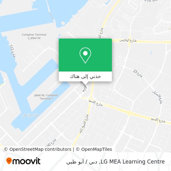 خريطة LG MEA Learning Centre