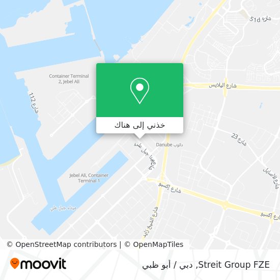 خريطة Streit Group FZE