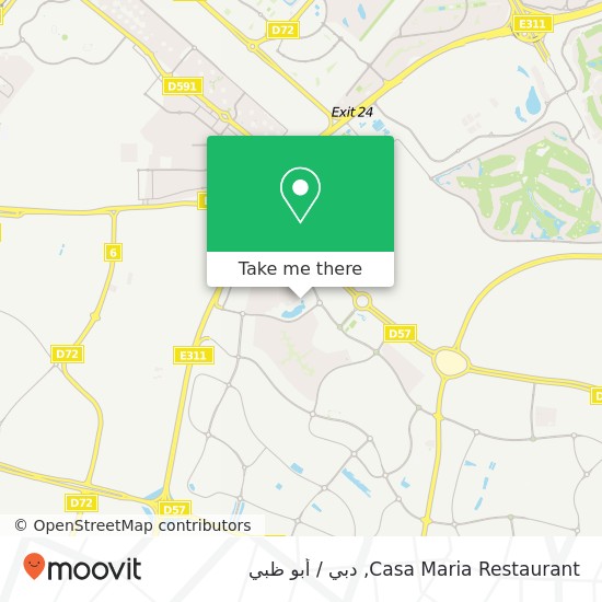 خريطة Casa Maria Restaurant