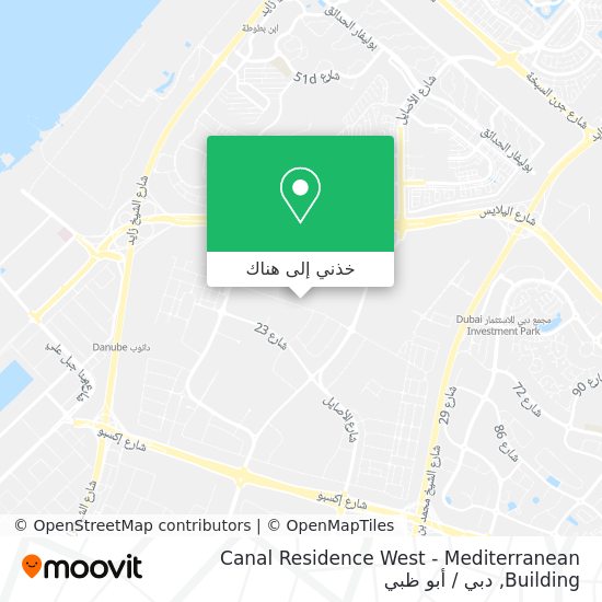 خريطة Canal Residence West - Mediterranean Building