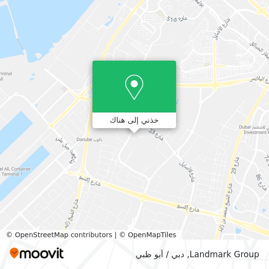 خريطة Landmark Group