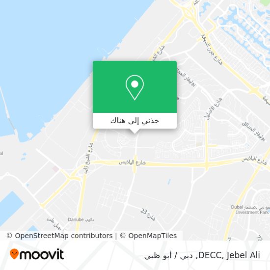 خريطة DECC, Jebel Ali