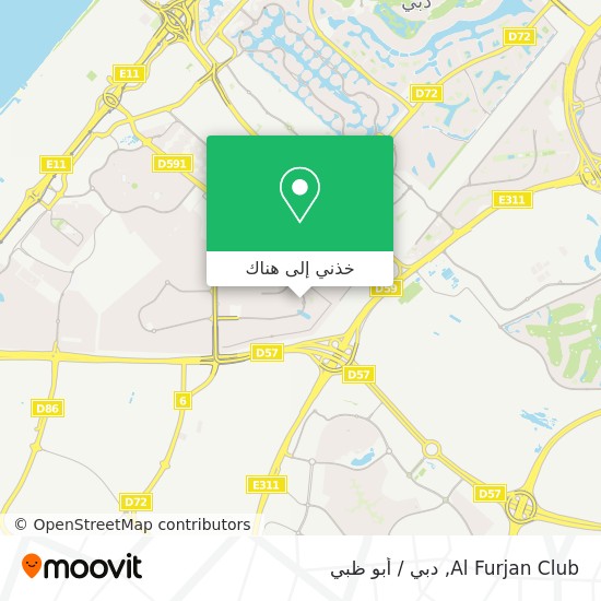 خريطة Al Furjan Club