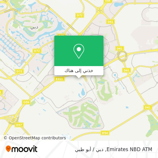 خريطة Emirates NBD ATM