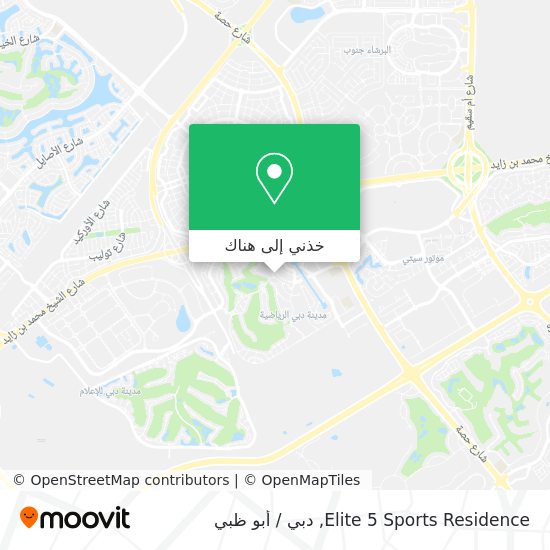 خريطة Elite 5 Sports Residence