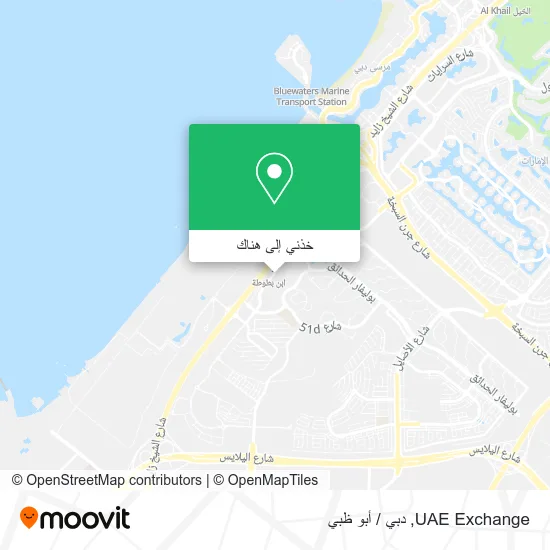 خريطة UAE Exchange
