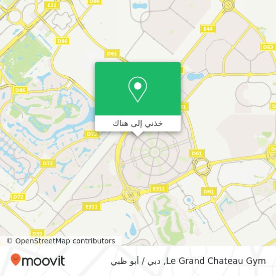 خريطة Le Grand Chateau Gym