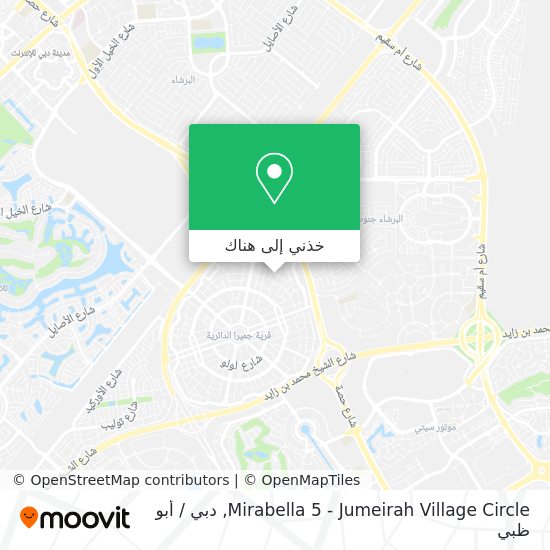 خريطة Mirabella 5 - Jumeirah Village Circle