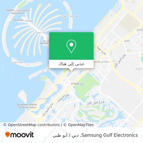 خريطة Samsung Gulf Electronics