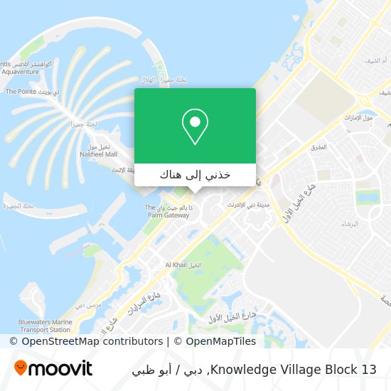 خريطة Knowledge Village Block 13