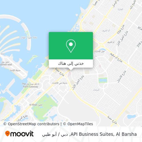 خريطة API Business Suites, Al Barsha