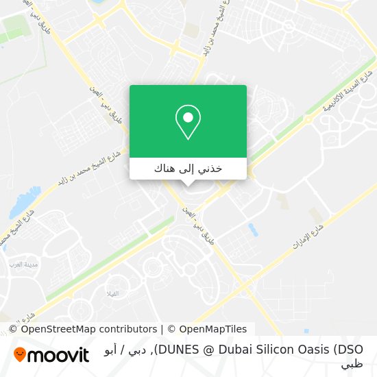خريطة DUNES @ Dubai Silicon Oasis (DSO)