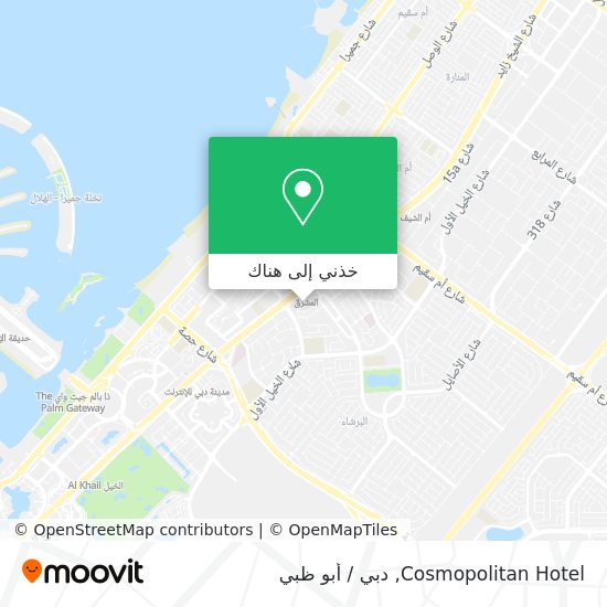 خريطة Cosmopolitan Hotel