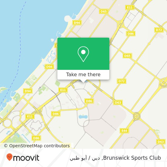 خريطة Brunswick Sports Club