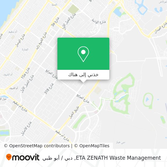 خريطة ETA ZENATH  Waste Management