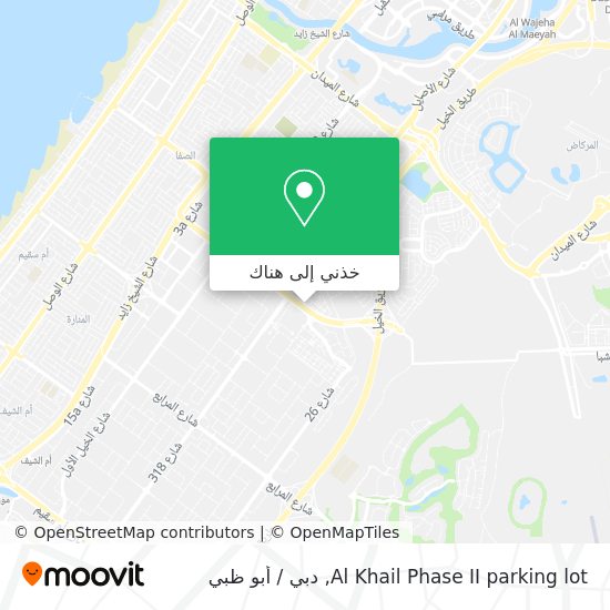 خريطة Al Khail Phase II parking lot