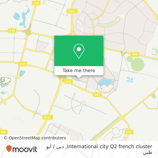 خريطة International city Q2 french cluster
