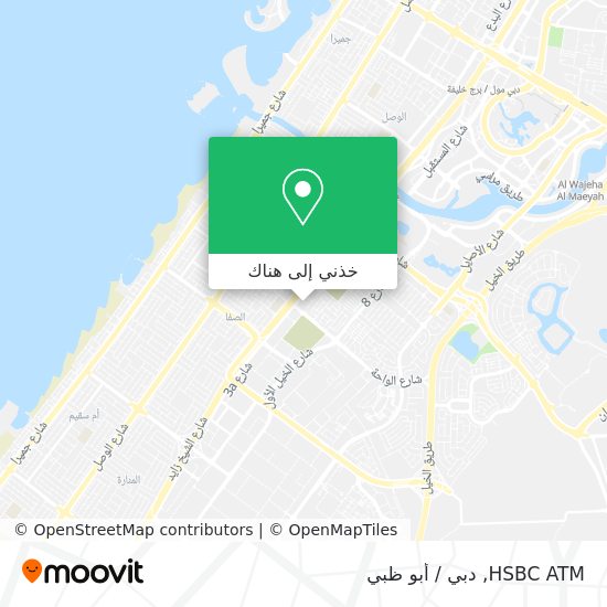 خريطة HSBC ATM