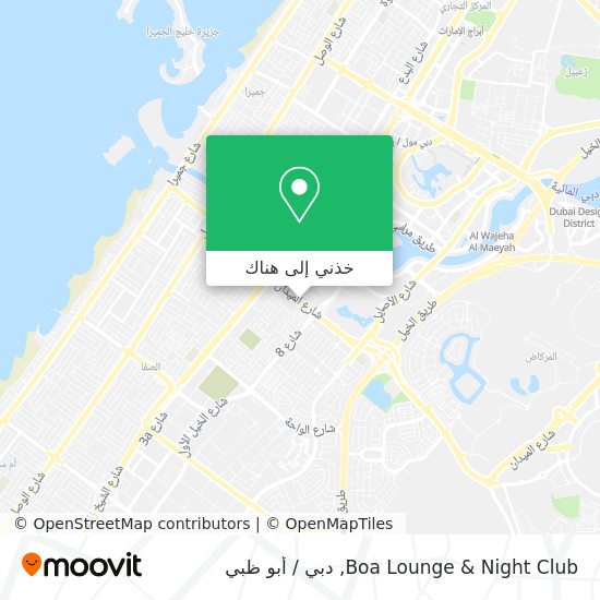 خريطة Boa Lounge & Night Club