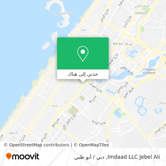 خريطة Imdaad LLC Jebel Ali
