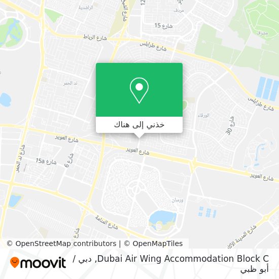 خريطة Dubai Air Wing Accommodation Block C
